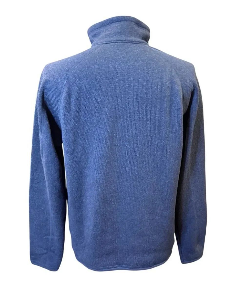 Patagonia Better Sweater Quarter Zip Pullover Medium Blue Activewear Outdoors - Picture 3 of 10